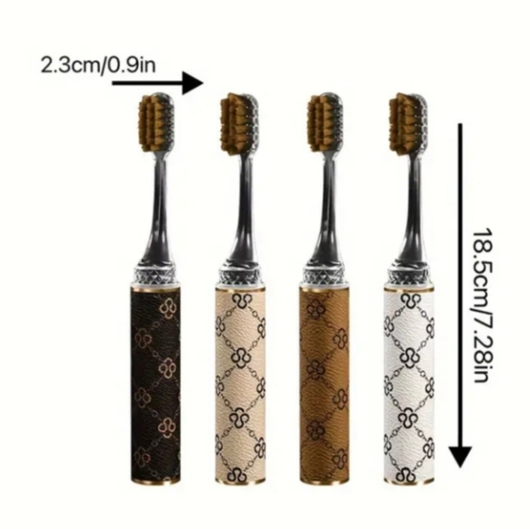 Leather Texture Toothbrush - Picture 3 of 3